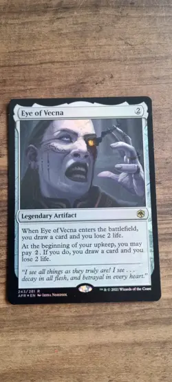 Eye of Vecna - R - 243 - Adventures in the Forgotten Realms - NM - FOIL - MTG - Image 1