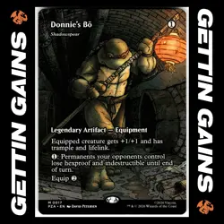 Donnie's Bo - 0017 - M - Non-Foil - Borderless - TMNT - MTG - NM/M - Image 1