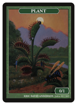Plant Token by Artist Eric David Anderson MTG Magic Token Givememana - Image 1