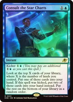 MTG - Consult the Star Charts - Foil - Edge of Eternities - Magic the Gathering - Image 1