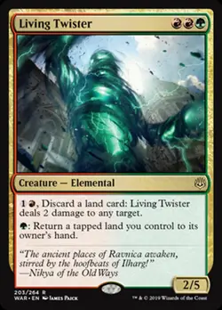 MRM FR/VF Tornade vivante - Living Twister MTG Magic WAR - Image 1