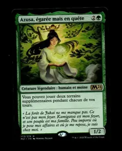 *MRM* FR/VF Azusa, CgarCe mais en quCte - Azusa, Lost but Seeking MTG M10+ - Image 1