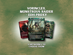 Vorinclex, Monstrous Raider - Custom Magic: The Gathering Card - Image 1