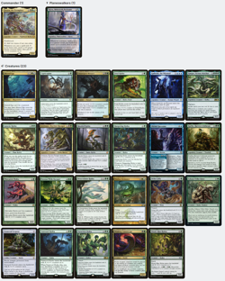 Zaxara, the Exemplary HYDRA TRIBAL X-SPELLS Magic MTG Custom Commander Deck - Image 3