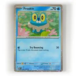 Pokemon - Froakie Cosmos Holo - 056/197 - SV Obsidian Flames - Promo Card - Image 1