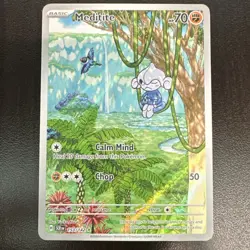 Pokemon TCG Meditite 153/142 SV07: Stellar Crown Illustration Rare Holo 70HP - Image 1