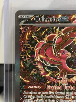 Pokemon Oricorio ex 024 MEP Mega Evolution Promo Holo Basic 190 HP Fire 2025 - Image 3