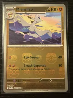 Pokemon Mienshao Master Ball 053/086 SV: White Flare English RAW - Image 1