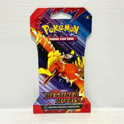 1x Destined Rivals - Scarlet & Violet Sealed Pokemon Card Sleeved Booster Pack - Image 1