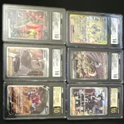 Pokemon TCG Japanese Foil Card Lot CGC 10 Graded - 6 Cards sar /sr bundle #07 - Image 1