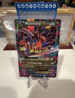 Pokemon TCG - M Garchomp EX - XY168 - Black Star Rare - XY: Promo (PR) - NM - Image 1