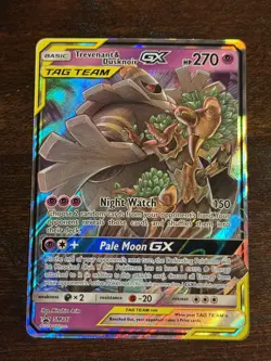 Trevenant & Dusknoir GX SM217 Black Star Promo Holo Pokemon TCG Card LP - Image 1