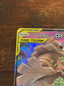 Trevenant & Dusknoir GX SM217 Black Star Promo Holo Pokemon TCG Card LP - Image 2