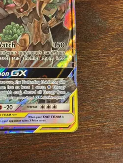 Trevenant & Dusknoir GX SM217 Black Star Promo Holo Pokemon TCG Card LP - Image 4