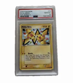 Pokemon 2006 Pop Series 3 #16 Pichu Bros. PSA 10 - Image 1