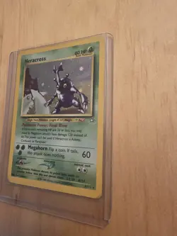 Pokemon Heracross Neo Genesis Holo Rare 60 HP 6/111 Unlimited 2000 Card - Image 2