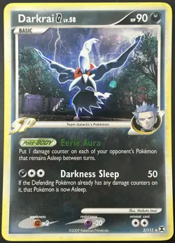 Darkrai 3/111 Rising Rivals Holo Rare Pokemon Card NM - Image 1