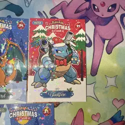 Holo Charizard Blastoise Venusaur Pokemon Collectoons 3 Lot Non-TCG Christmas - Image 4