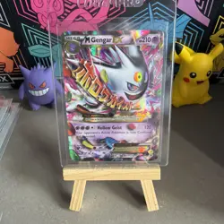 Pokemon XY M Mega Gengar EX XY166 Holo Extended Art Black Star Promo LP-MP - Image 1