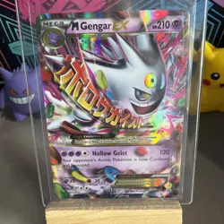 Pokemon XY M Mega Gengar EX XY166 Holo Extended Art Black Star Promo LP-MP - Image 2