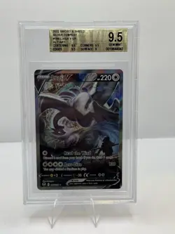 Pokemon Lugia V 2022 Sword and Shield Silver Tempest UR ALT ART BGS 9.5 - Image 1