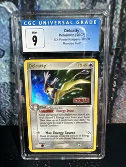 Delcatty Reverse Holo 2007 Pokemon EX Power Keepers #8/108 STAMPED CGC 9 - Image 1