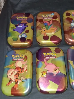 Pokemon TCG Scarlet & Violet 151 Mini Tin Full Set 10 Empty Tins - Image 2