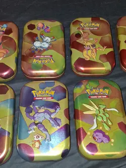 Pokemon TCG Scarlet & Violet 151 Mini Tin Full Set 10 Empty Tins - Image 3