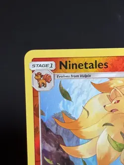 Pokemon TCG Ninetales 16/181 SM Team Up Reverse Holo Rare NM - Image 3