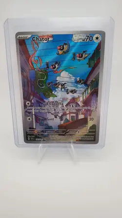 Pokemon TCG Chatot 181/162 Illustration Rare Temporal Forces NM - Image 3