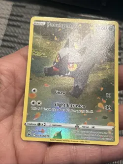 Pokemon TCG Poochyena GG33/GG70 Crown Zenith 2023: Galarian Gallery- NM - Image 2