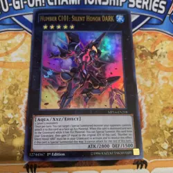 Yugioh Number C101: Silent Honor DARK - MP14-EN218 1st Edition LP - Image 1