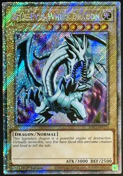 LP - Blue-Eyes White Dragon (Platinum Secret Rare) RA03-EN079 Quarter Century - Image 1
