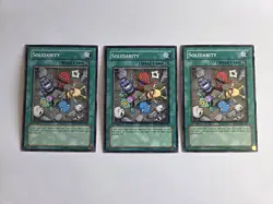 Yu-Gi-Oh! Solidarity SDMM-EN030 1st Edition (Set of 3) Light Played - Image 1