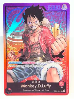 Monkey.D.Luffy ST01-001 One Piece Starter Deck 1 Straw Hat Crew Foil - Image 1