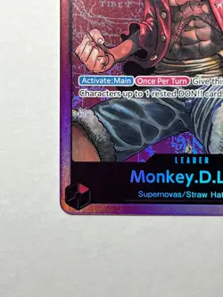 Monkey.D.Luffy ST01-001 One Piece Starter Deck 1 Straw Hat Crew Foil - Image 5