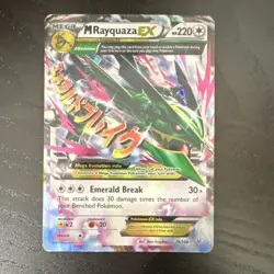 Pokemon M Rayquaza EX Roaring Skies Ultra Rare Holo Card 76/108 Mega - Image 1