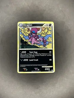 Drapion 4/102 - HGSS Triumphant - Holo Rare Pokemon Card NM - Image 1