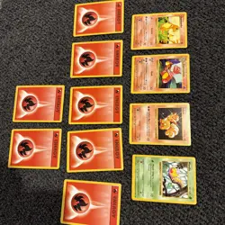 LOT Of 11 1999 Pokemon Cards!! Charmander! Charmeleon! Vulpix! Weedle! - Image 1