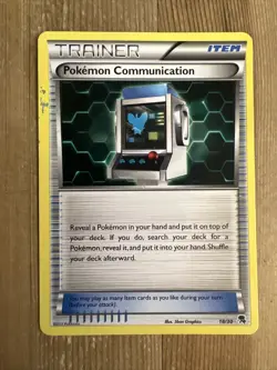 Pokemon Communication - 18/30 - Zoroark Trainer Kit pokemon TCG Card DMG - Image 1
