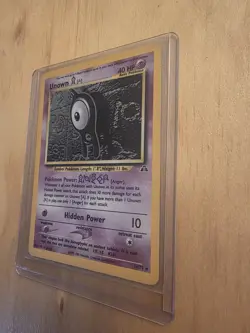 Pokemon Unown [A] Neo Discovery Holo Rare 40 HP 14/75 Unlimited 2001 Card - Image 2
