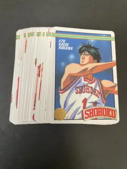 SLAM DUNK TV animation Carddass Bandai 1995 1994 Regular card Lot of 33 bp923 - Image 1