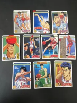 SLAM DUNK TV animation Carddass Bandai 1995 1994 Regular card Lot of 33 bp923 - Image 3