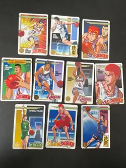 SLAM DUNK TV animation Carddass Bandai 1995 1994 Regular card Lot of 33 bp923 - Image 5