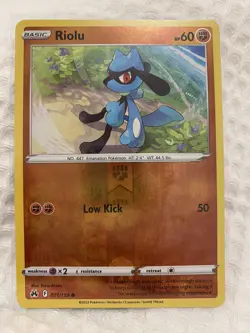 Riolu - 071/159 - Reverse Holo - Crown Zenith - NM/M - Pokemon Card - Image 1