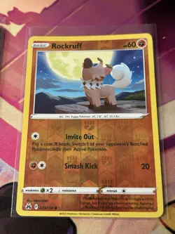 Rockruff - 073/159 (Reverse Holo Foil) Common Crown Zenith Pokemon Card - Image 1