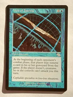 Magic MTG - Web of Inertia - Judgment - LP - Image 1