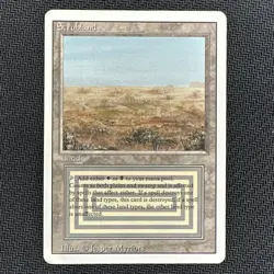 Magic the Gathering MTG card: Scrubland Revised Edition - Image 1