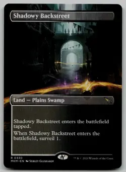 Shadowy Backstreet (Borderless) R Murders at Karlov Manor 330 NM - Image 1