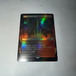 MTG Blackcleave Cliffs - Foil - Borderless, Phyrexia: All Will Be One - Image 1